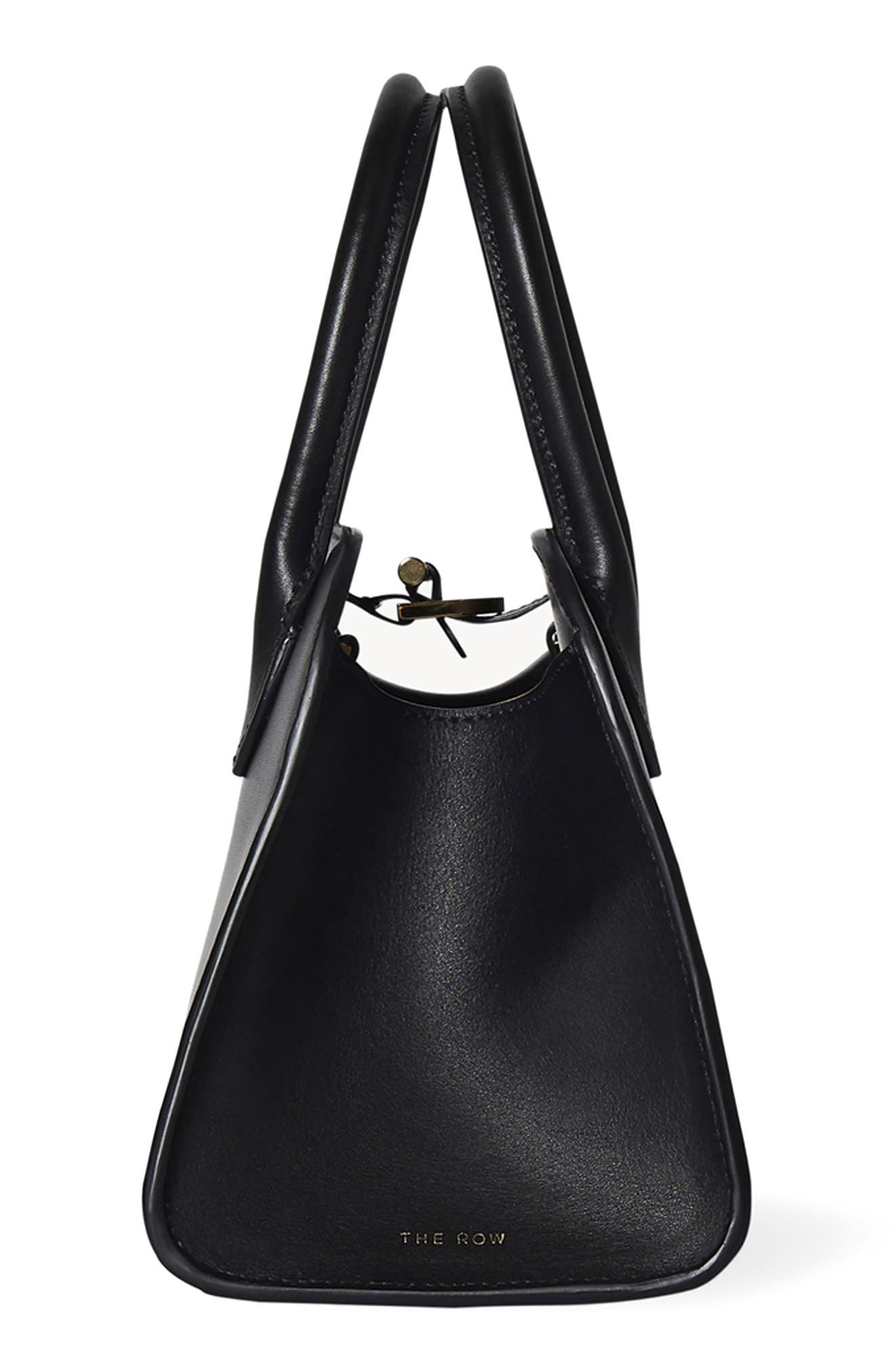 The Row Margaux 7.5 Leather Bag, Alternate, color, 