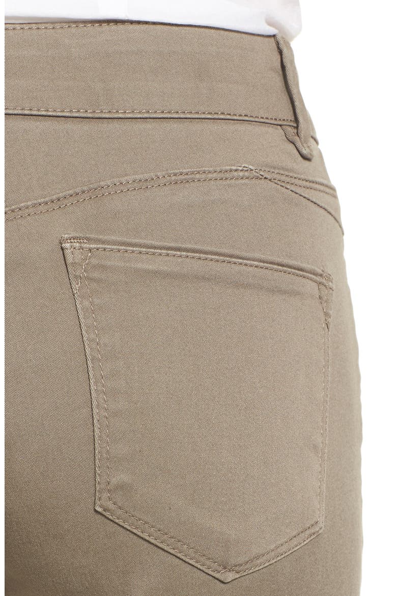 Ab-Solution Stretch Twill Skinny Pants (Nordstrom Exclusive), Alternate, color, BRINDLE OLIVE