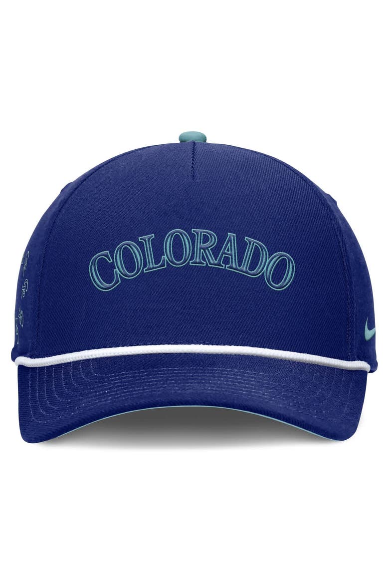 Men's Nike  Royal Colorado Rockies Father's Day Rise Adjustable Hat, Alternate, color, Royal