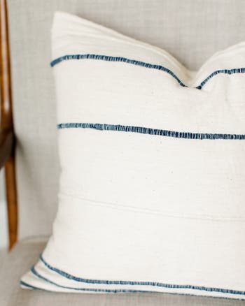 Ribbons Throw Pillow Cover