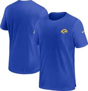 Nike Men's Nike Royal Los Angeles Rams Sideline Coach Performance T-Shirt