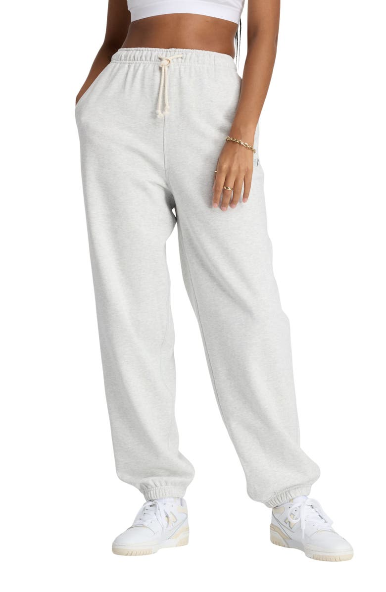 New Balance Athletics French Terry Sweatpants, Main, color, Ash Heather