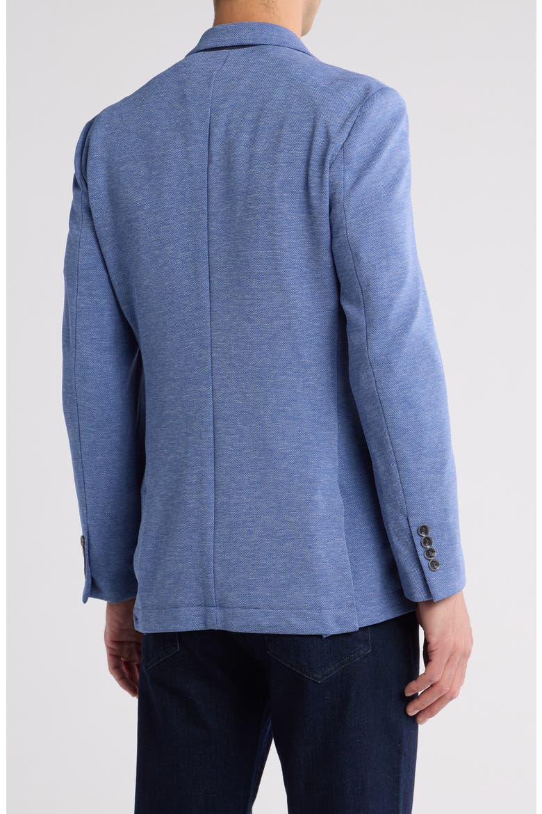 Mélange Knit Sport Coat, Alternate, color, BLUE