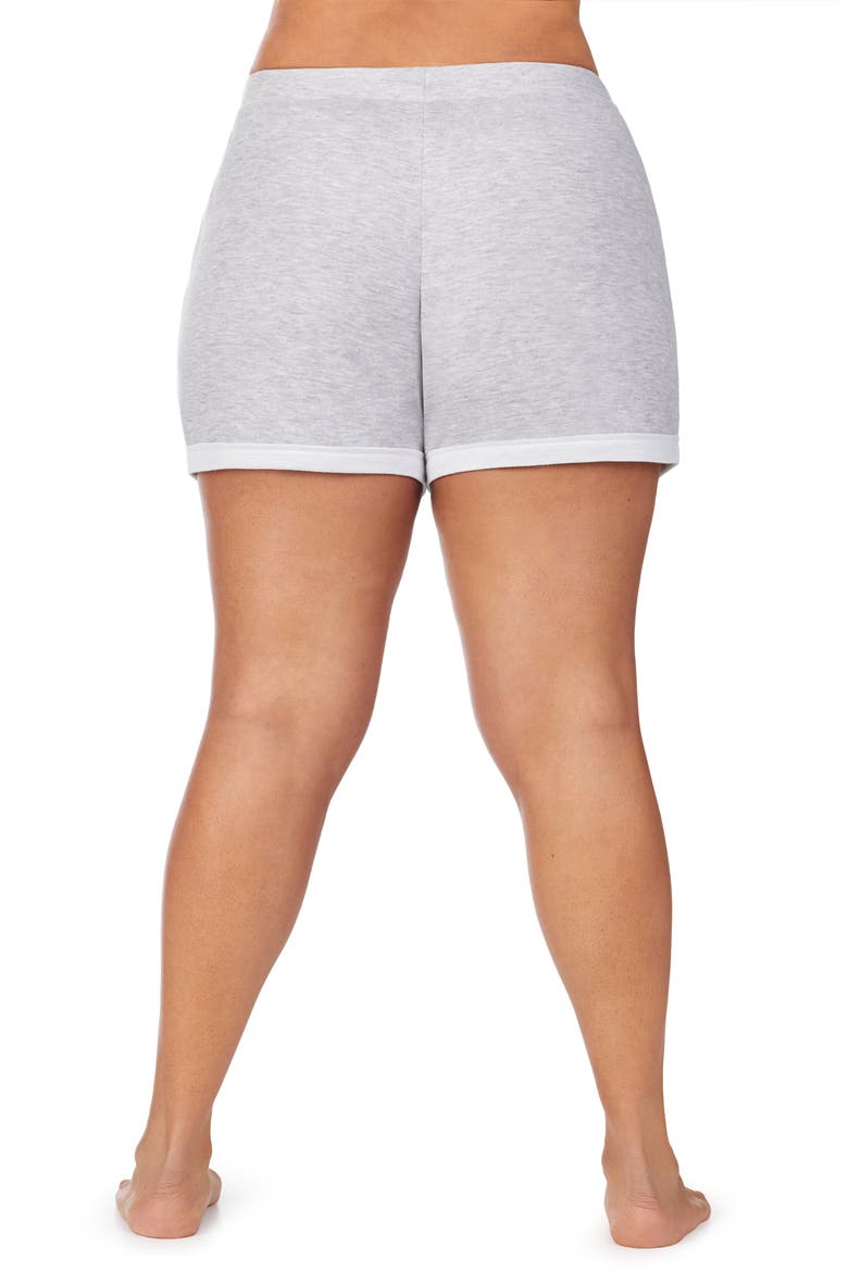 Double Knit Lounge Shorts, Alternate, color, LIGHT GREY HEATHER