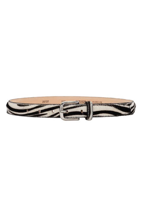 No. 14 Genuine Calf Hair Belt