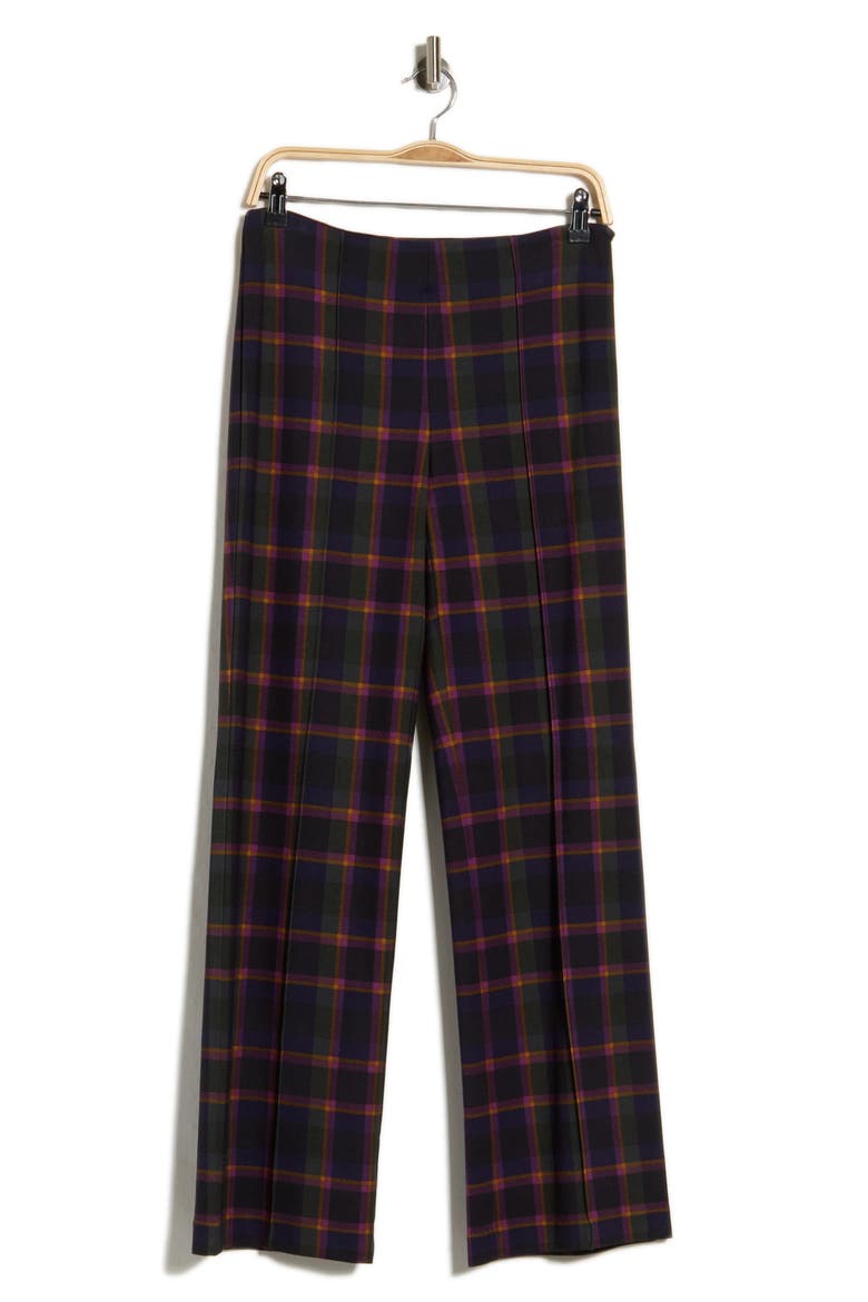 Calder Plaid Pants, Alternate, color, NAVY/ PLUM/ GOLD