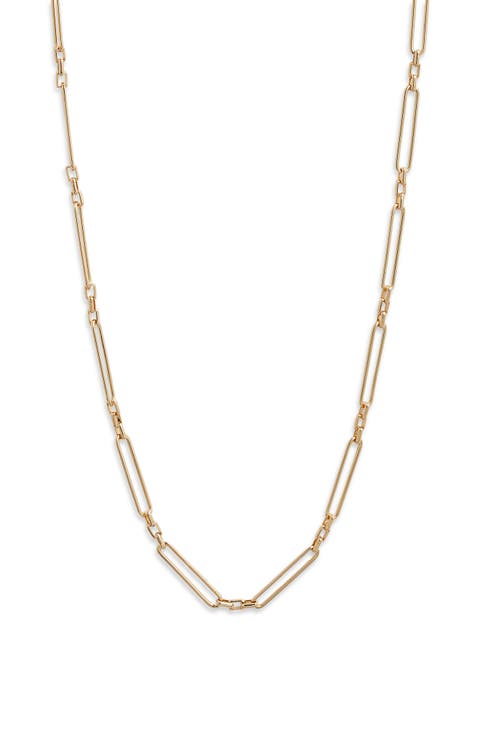 Demi Fine Paper CLip Necklace