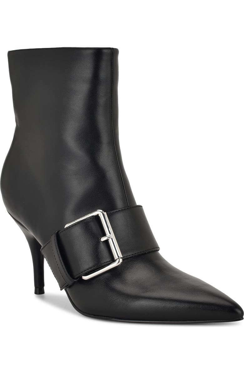 Nine West Colin Pointed Toe Bootie, Main, color, Black