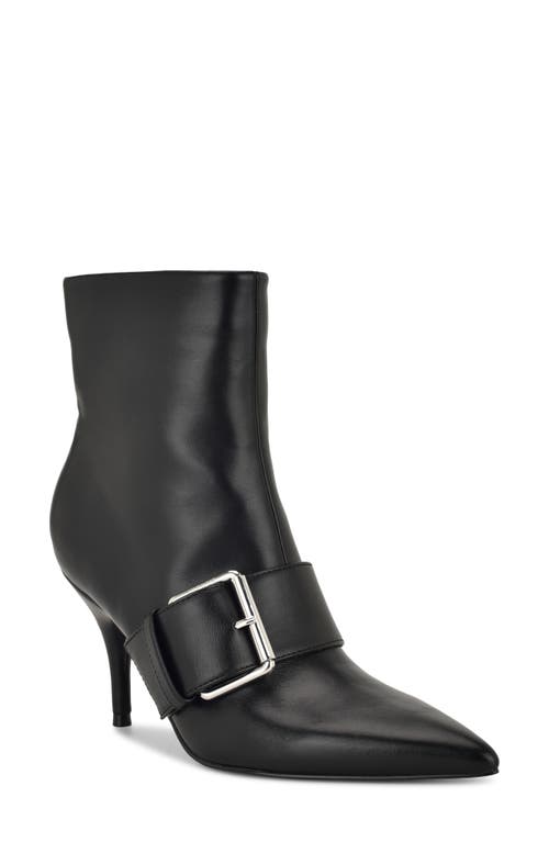 Nine West Colin Pointed Toe Bootie In Black