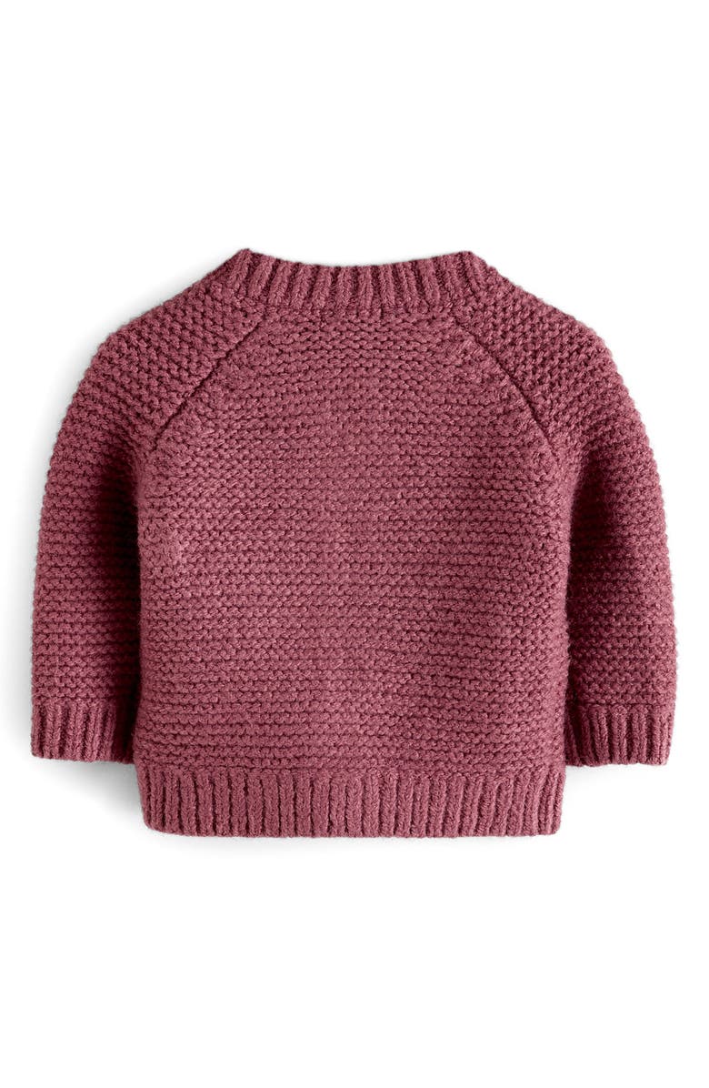 NEXT Kids' 3D Flower Embellished Cardigan, Alternate, color, Pink