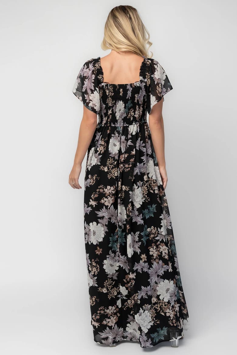 Divine Maxi Dress, Alternate, color, Black Multi