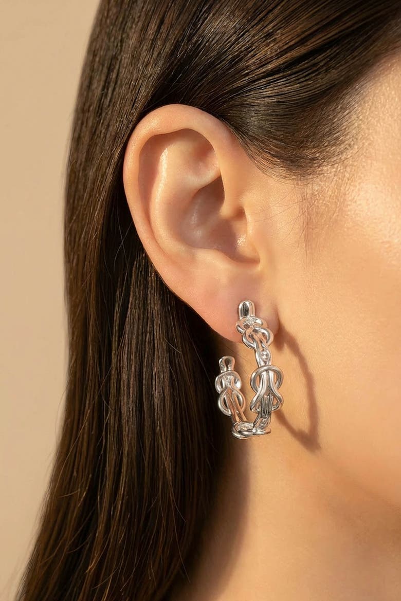 Hera Hoops, Alternate, color, Silver