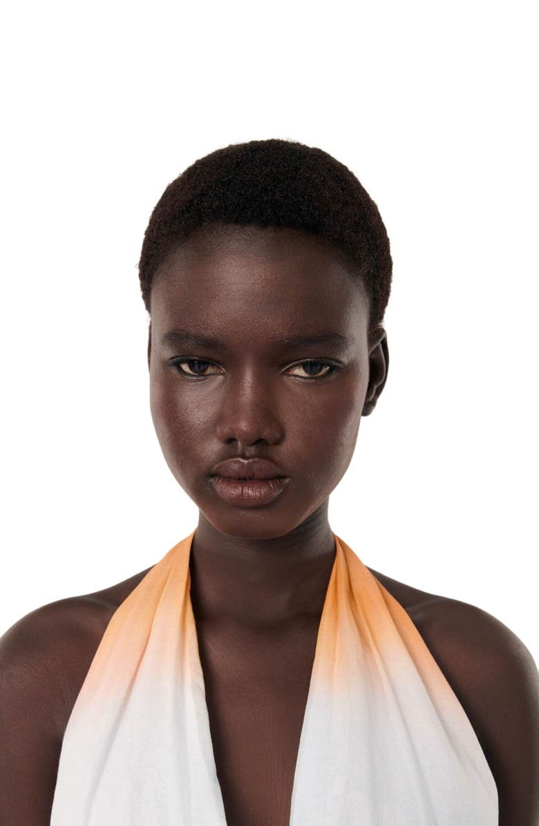 maje Mini tie-dye dress, Alternate, color, 