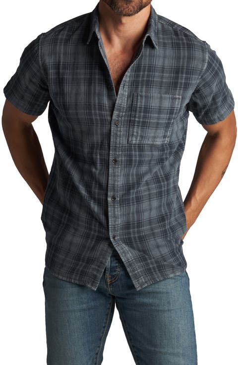 Bray Plaid Short Sleeve Button-Up Shirt