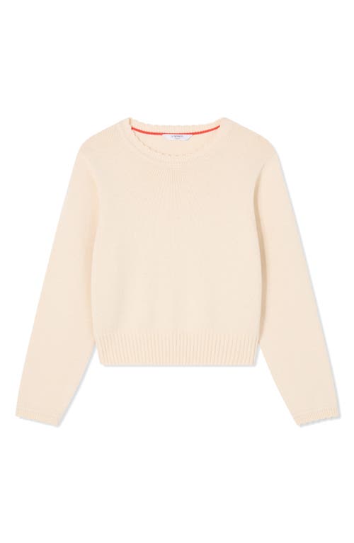 Lk Bennett Sandy Relaxed Cotton & Cashmere Sweater In Neutral