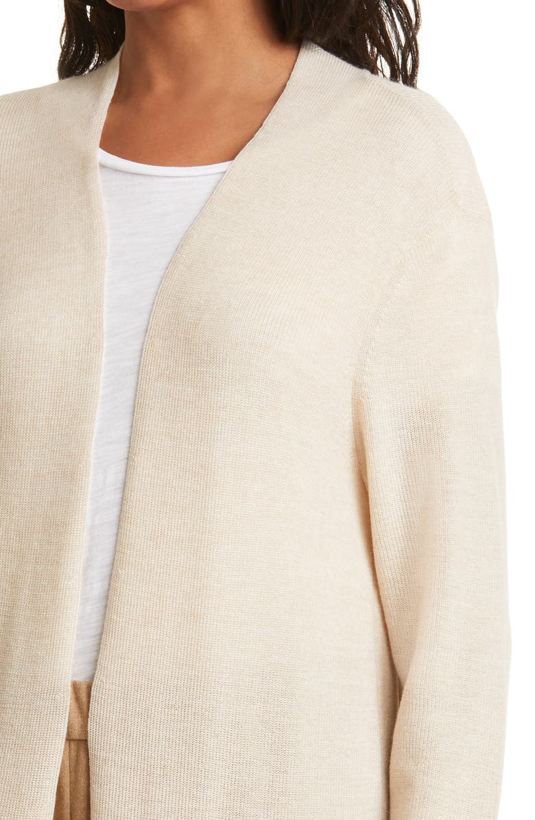 Eileen Fisher Open Front Long Cardigan, Alternate, color,