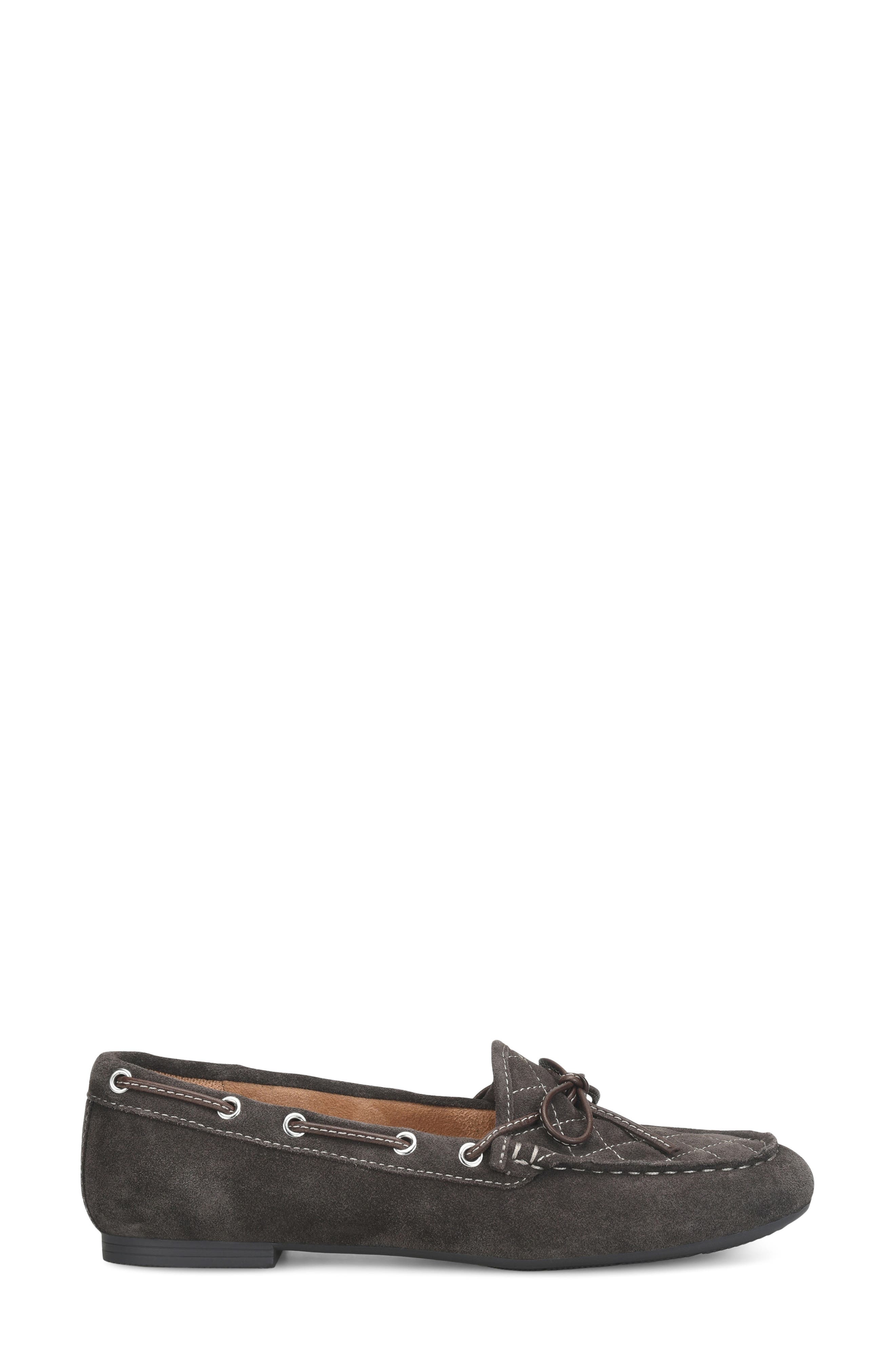 Tessie Leather Loafer, Alternate, color, LINCE DARK BROWN