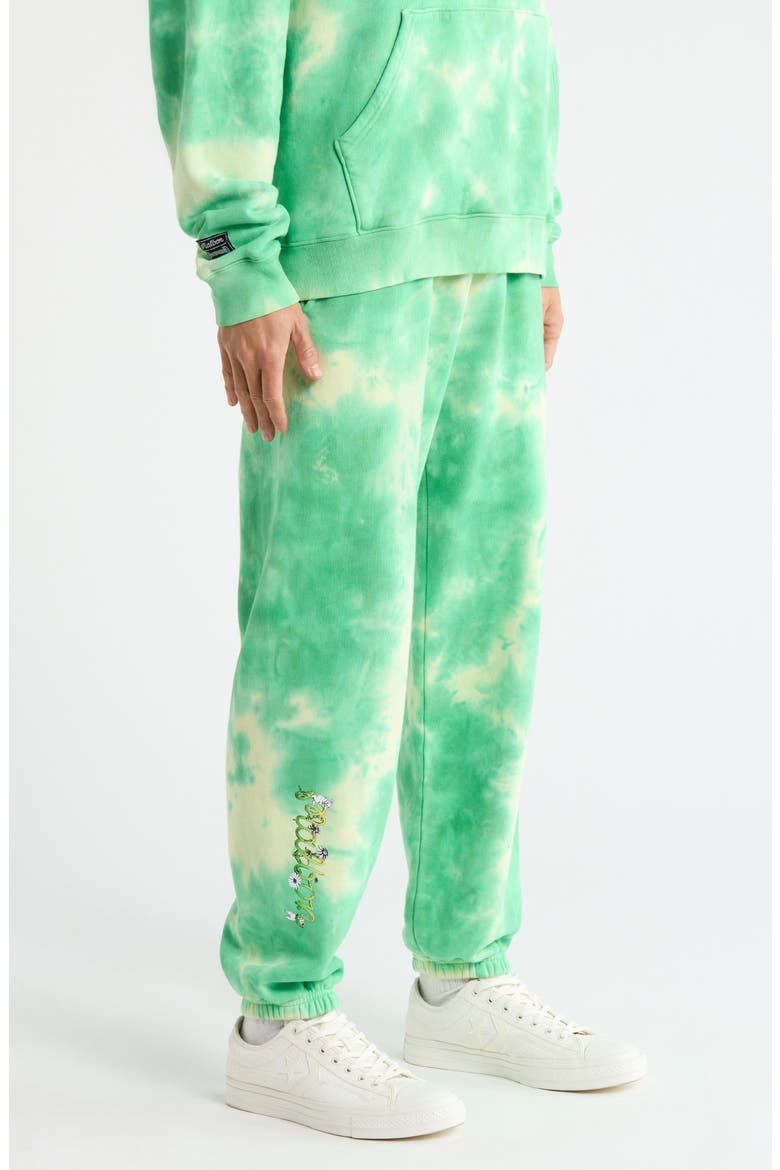 Grateful Dead Clubhouse Tie-Dye Cotton Joggers, Alternate, color, GREEN TIE DYE