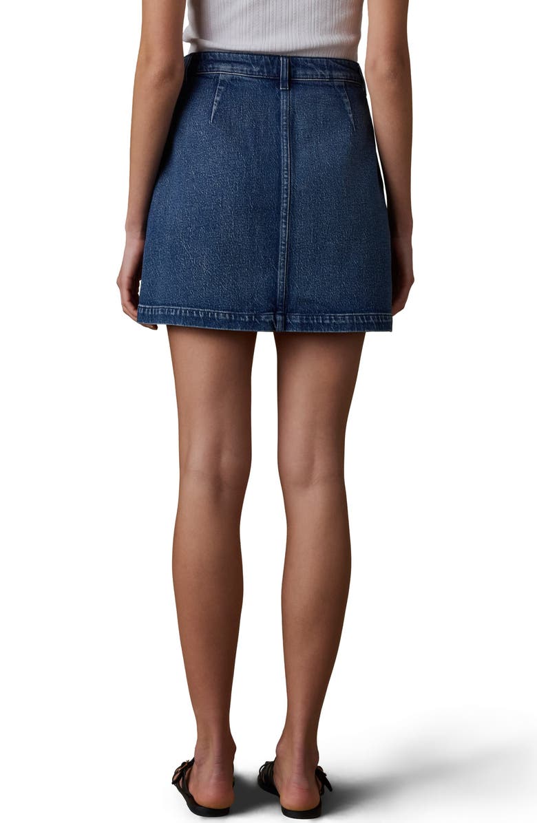 Faherty Solstice Denim Utility Miniskirt, Alternate, color, Bay Drift Wash