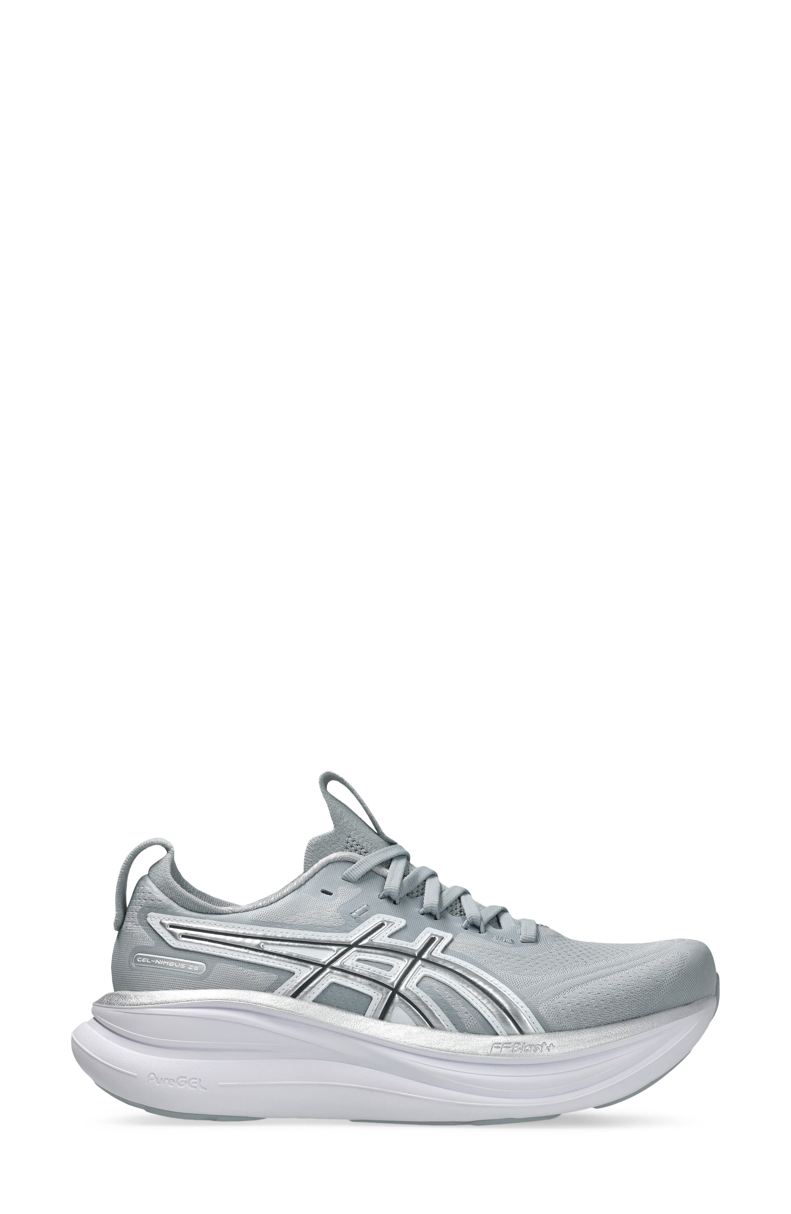 ASICS<sup>®</sup> GEL-NIMBUS<sup>®</sup> 28 ATC Running Shoe, Alternate, color, Piedmont Grey/ Pure Silver