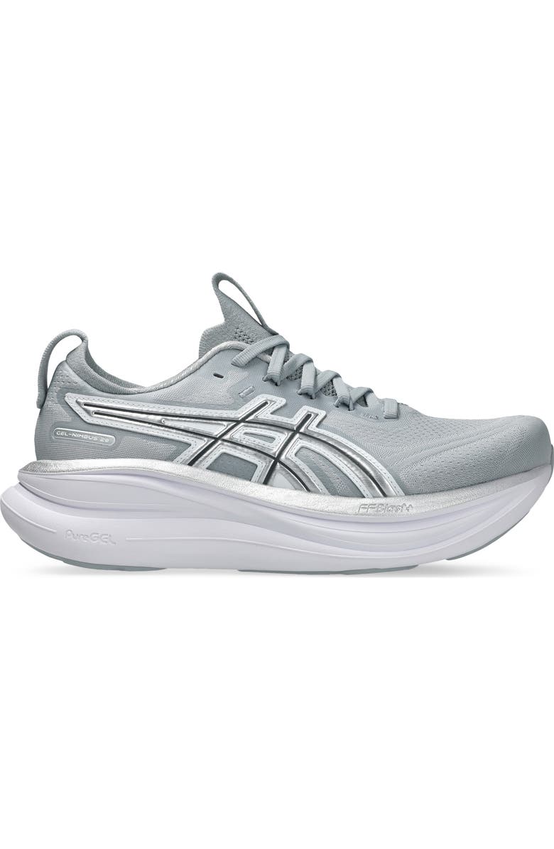 ASICS<sup>®</sup> GEL-NIMBUS<sup>®</sup> 28 ATC Running Shoe, Alternate, color, Piedmont Grey/ Pure Silver