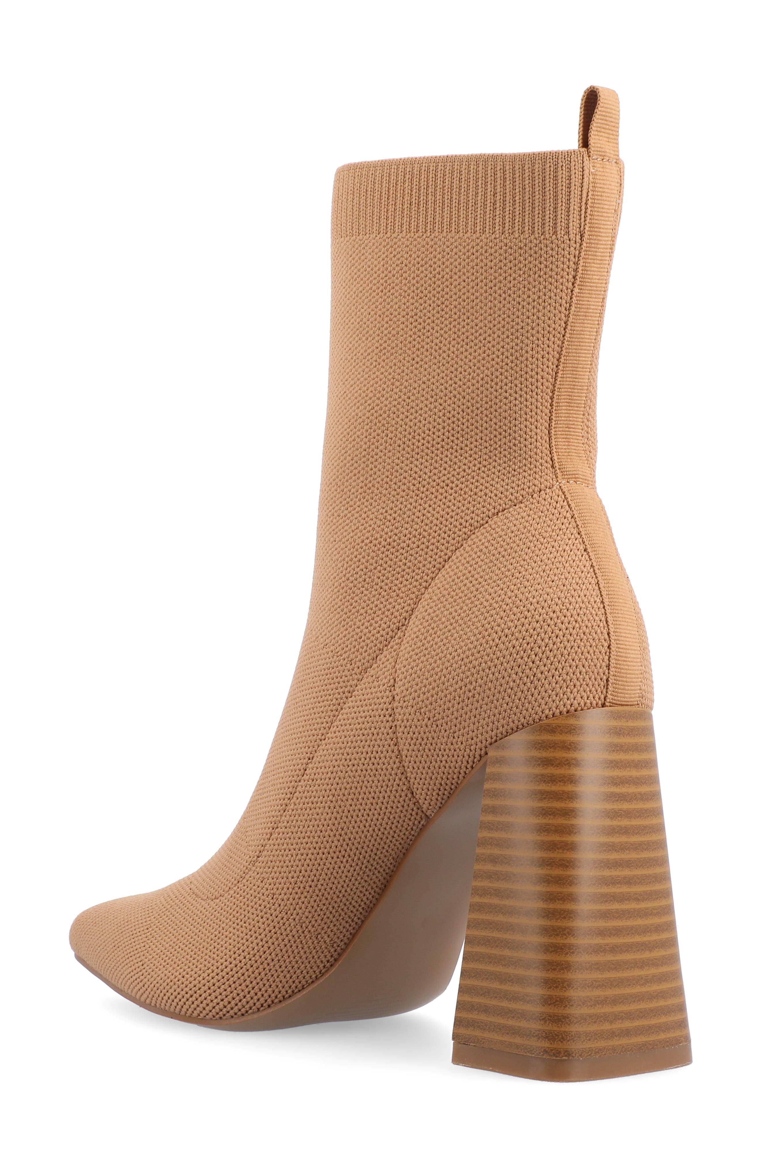 Journee Collection Noralinn Bootie, Alternate, color, Tan