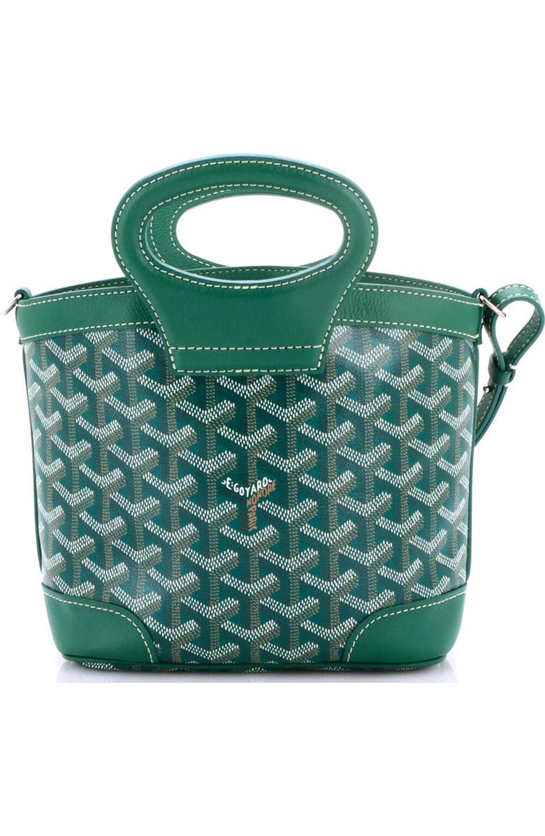 Pre-Owned Goyard Beluga Bag Coated Canvas Mini, Alternate, color, Green