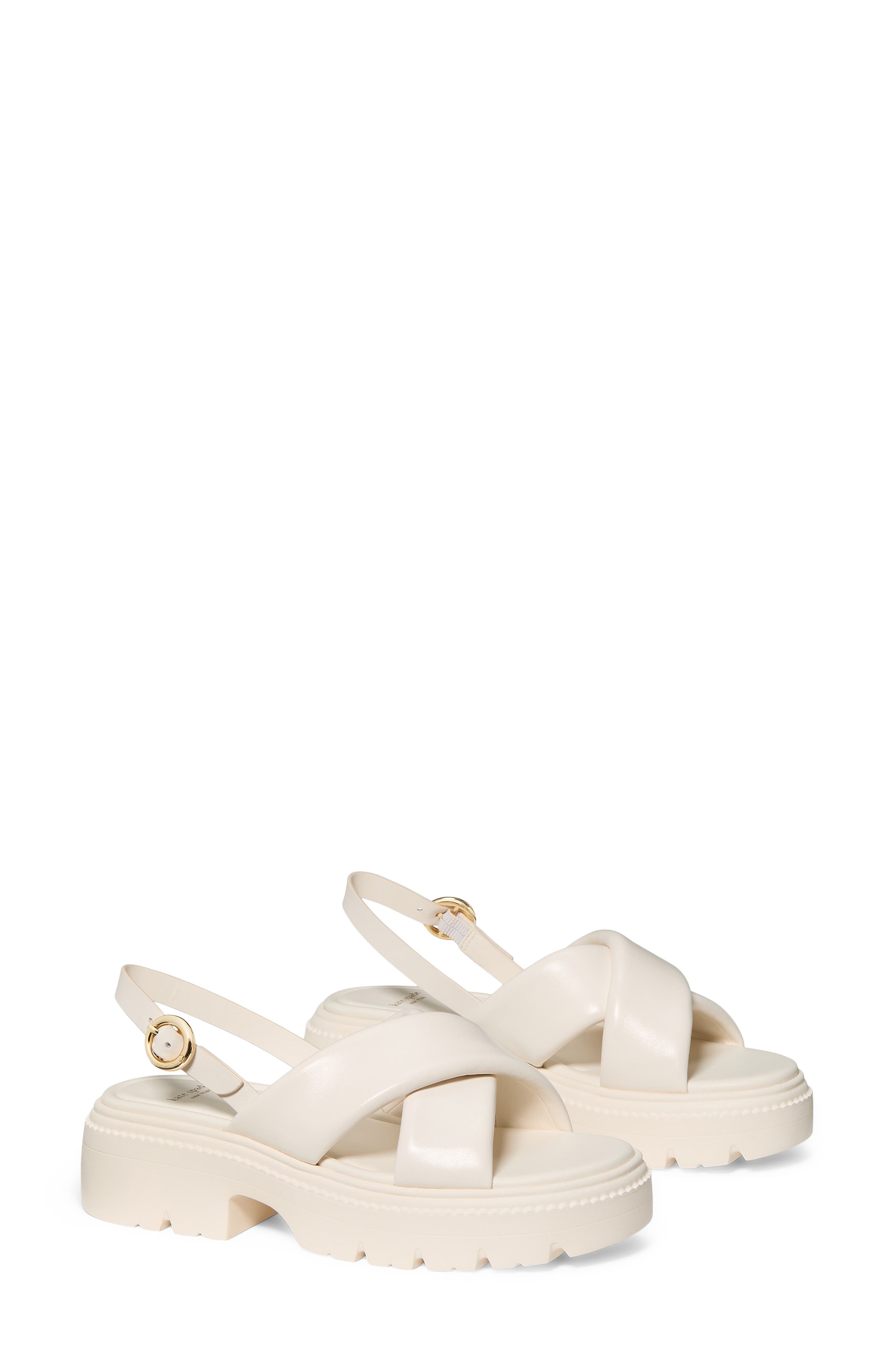 slingback platform sandal, Alternate, color, CREAM