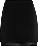 Jil Sander Layered Miniskirt