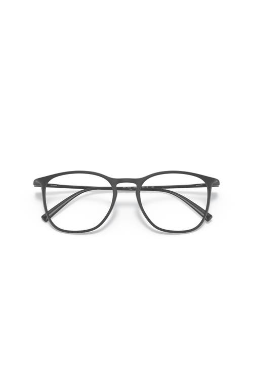 Giorgio Armani 53mm Square Optical Glasses In Gray