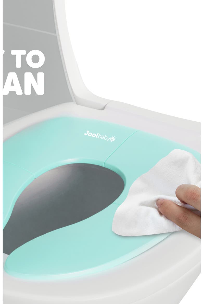 Folding Travel Potty Training Seat, Alternate, color, Aqua