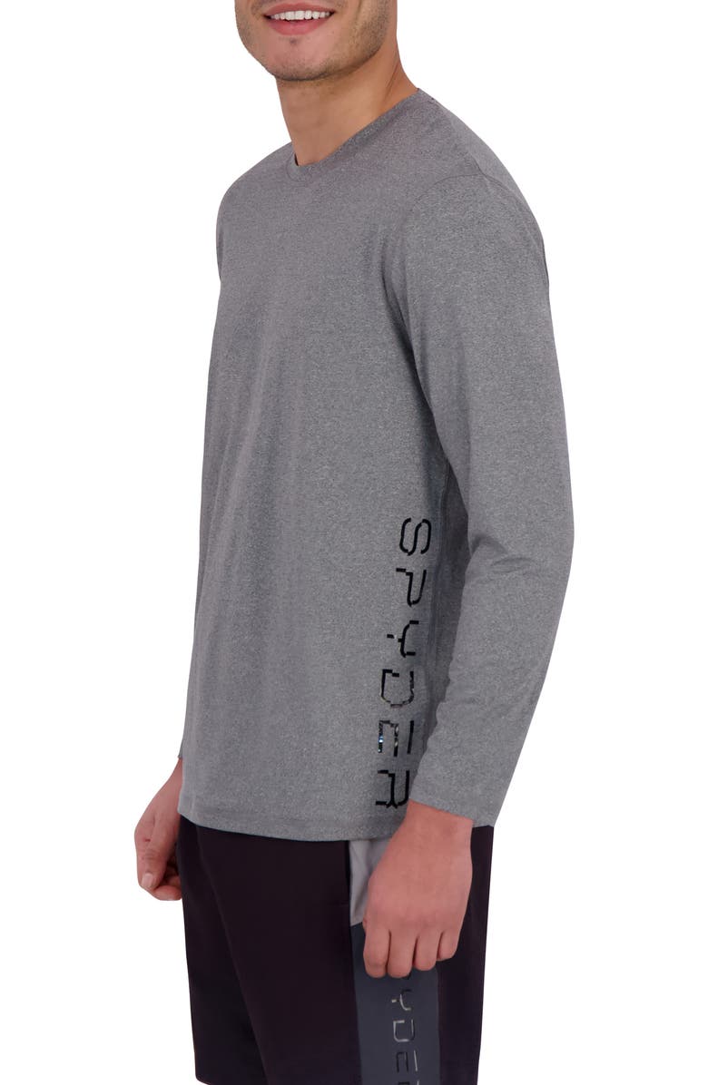 Spyder Drop Needle Rashguard, Alternate, color, Ebony