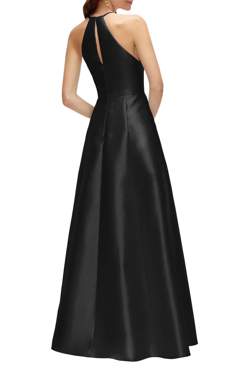 A-Line Satin Gown
