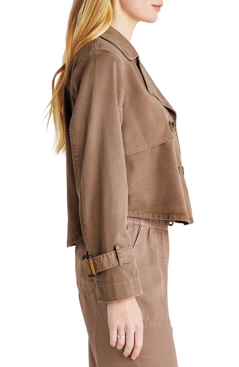 Splendid Portia Double Breasted Jacket, Alternate, color, Macchiato