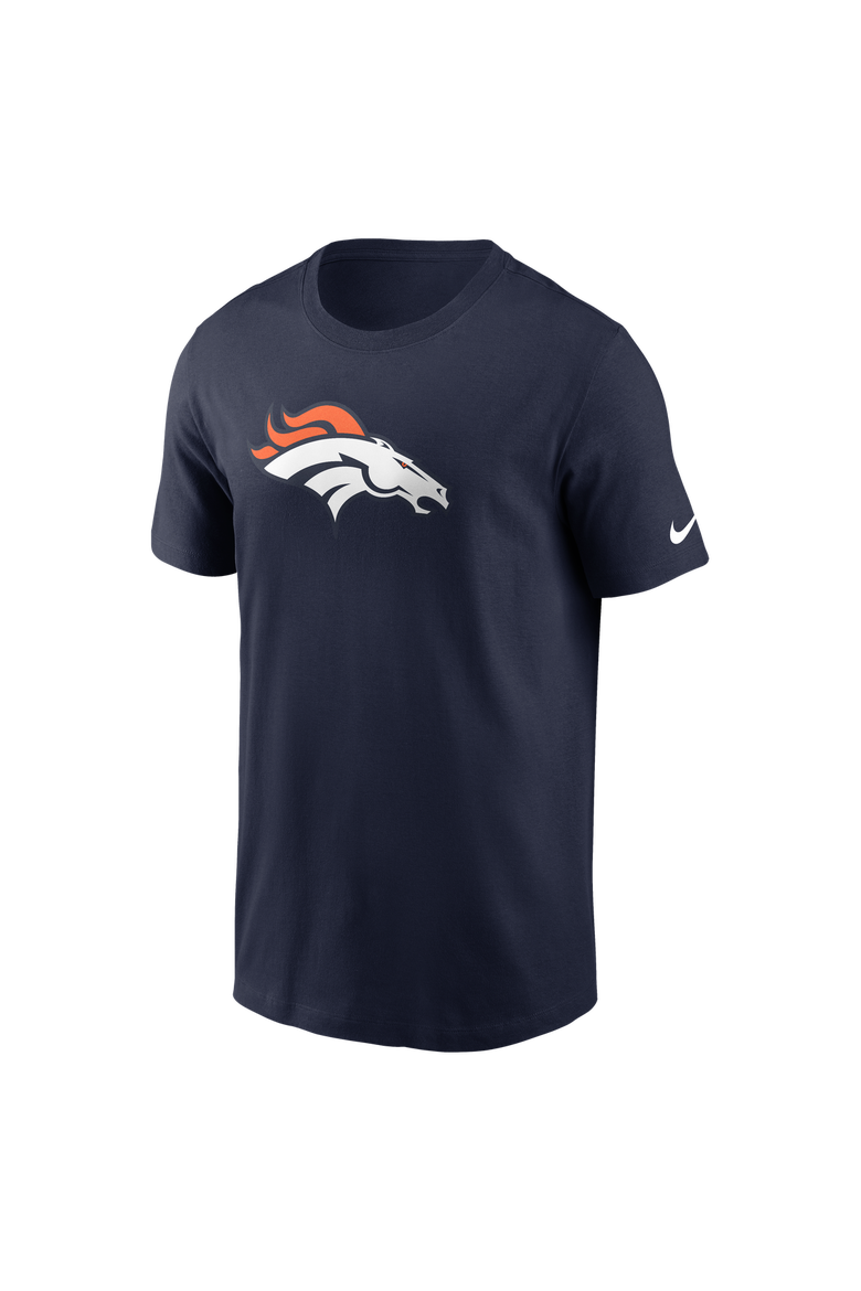 Men's Nike Navy Denver Broncos Essential Logo T-Shirt, Alternate, color, Navy