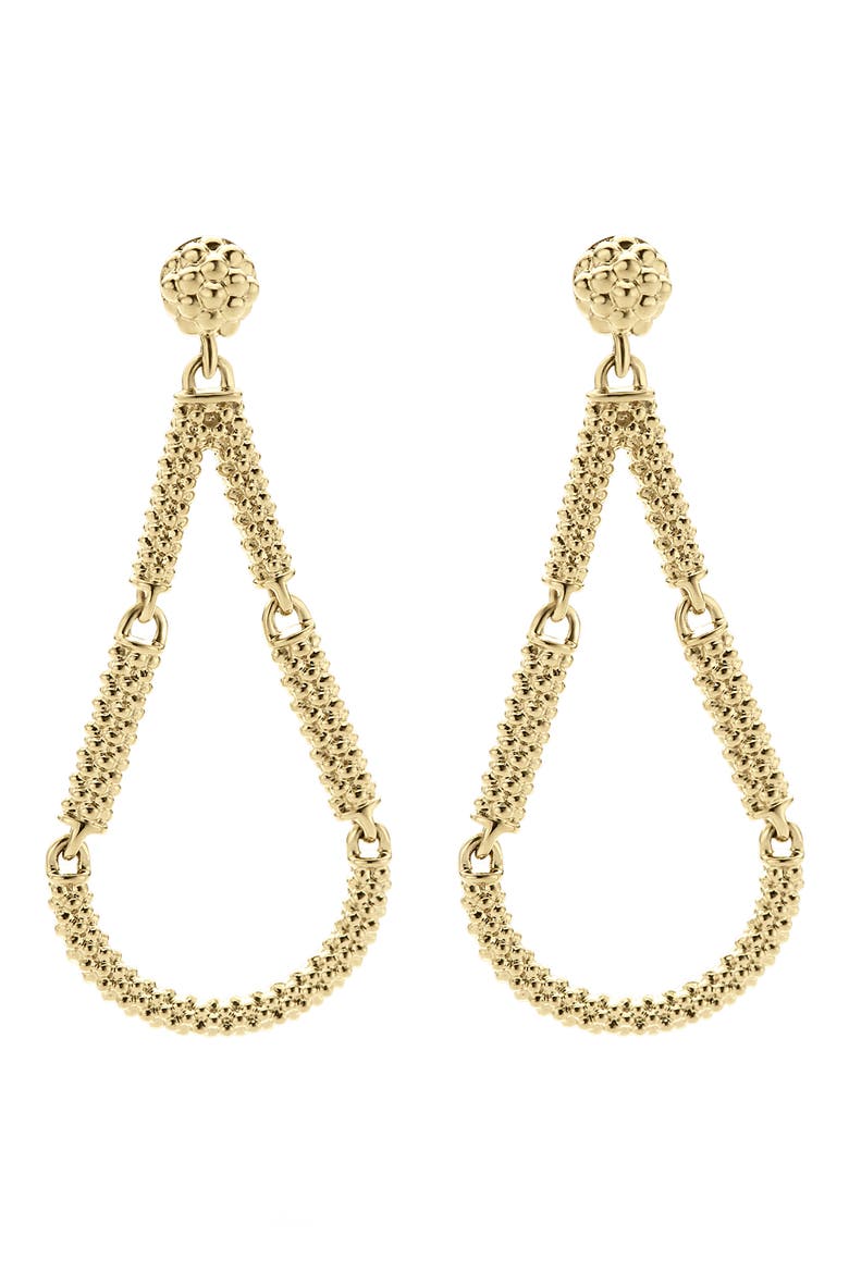 Caviar Bead Teardrop Earrings video