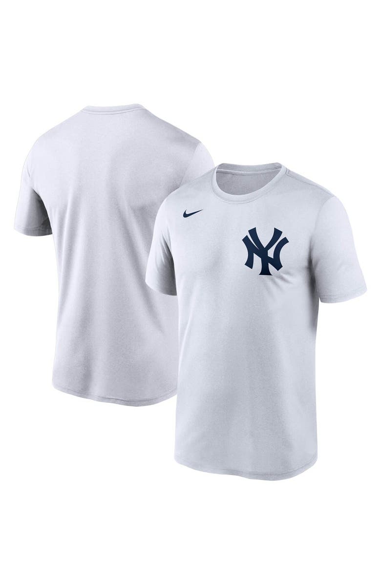 Nike Men's Nike White New York Yankees Wordmark Legend T-Shirt, Alternate, color, 