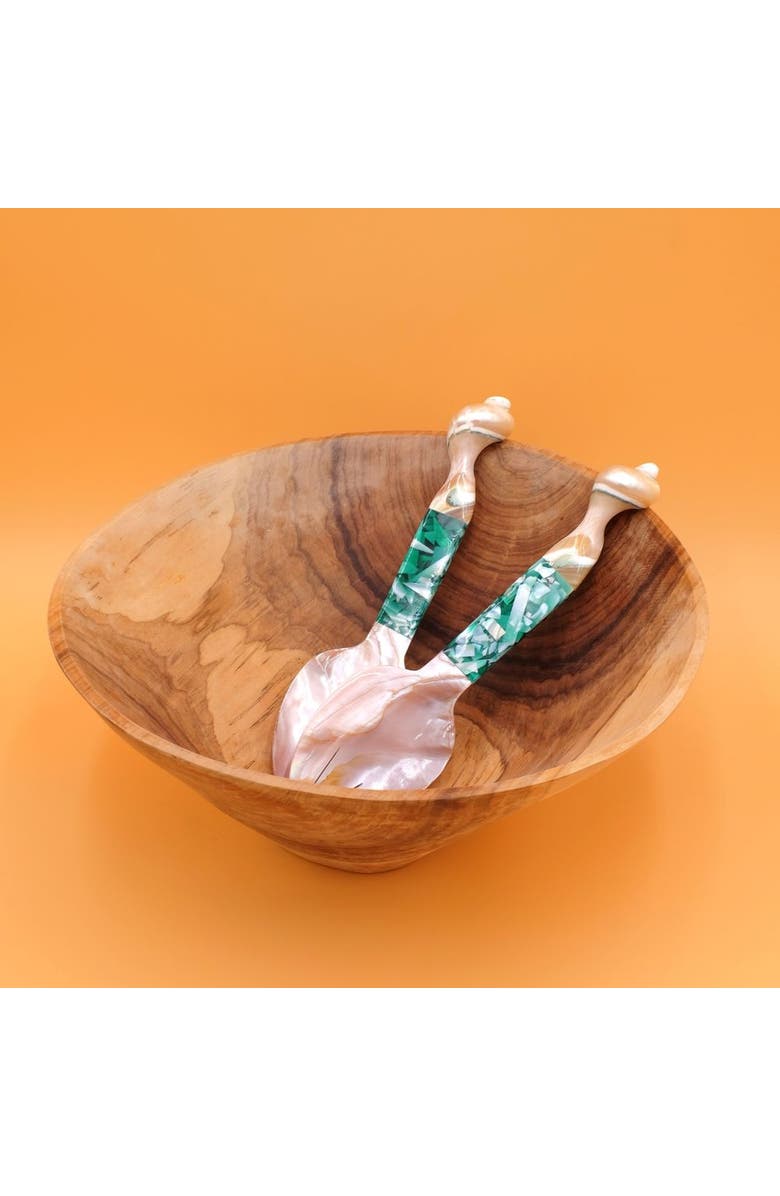 Inner Child Seashell Serving Set, Alternate, color, Green