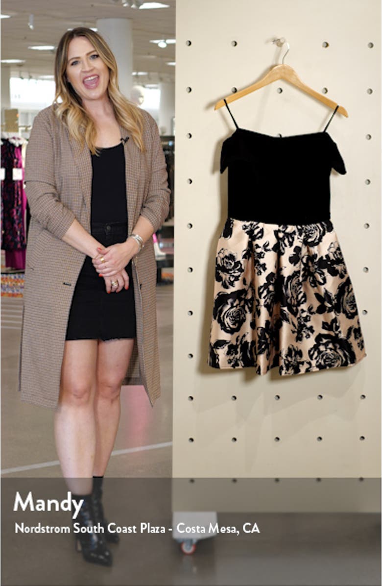 Cold Shoulder Party Dress, sales video thumbnail