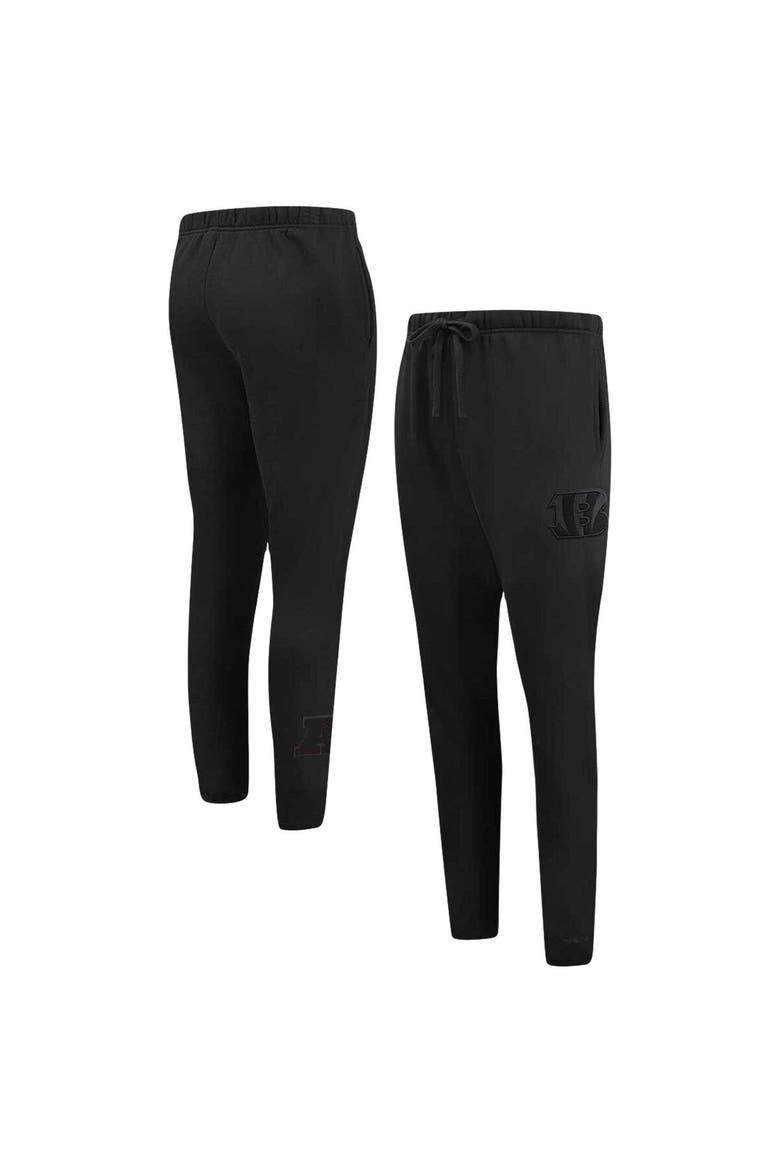 Men's Pro Standard Black Cincinnati Bengals Neutral Fleece Sweatpants, Main, color, Black