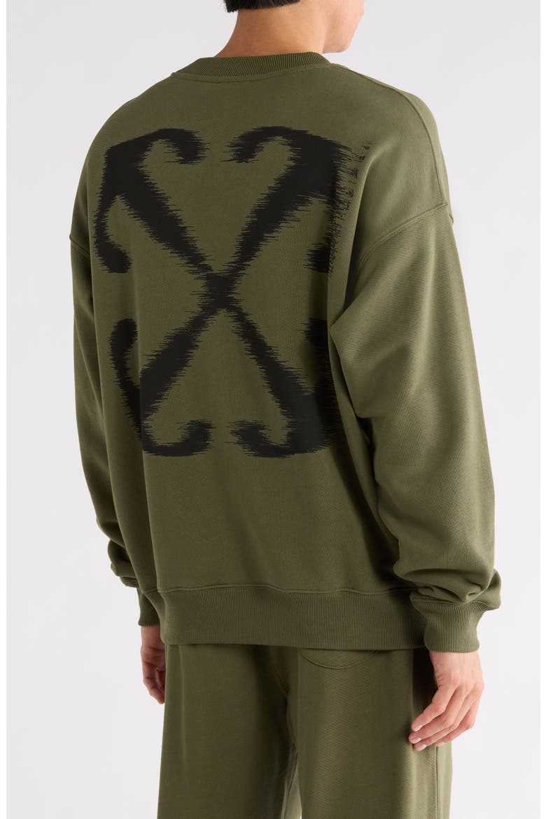 Graphic Sweatshirt, Alternate, color, WINTER MOSS-BLACK