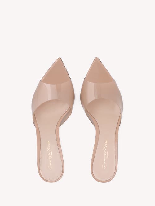 Gianvito Rossi Elle 55 Mules In Metallic