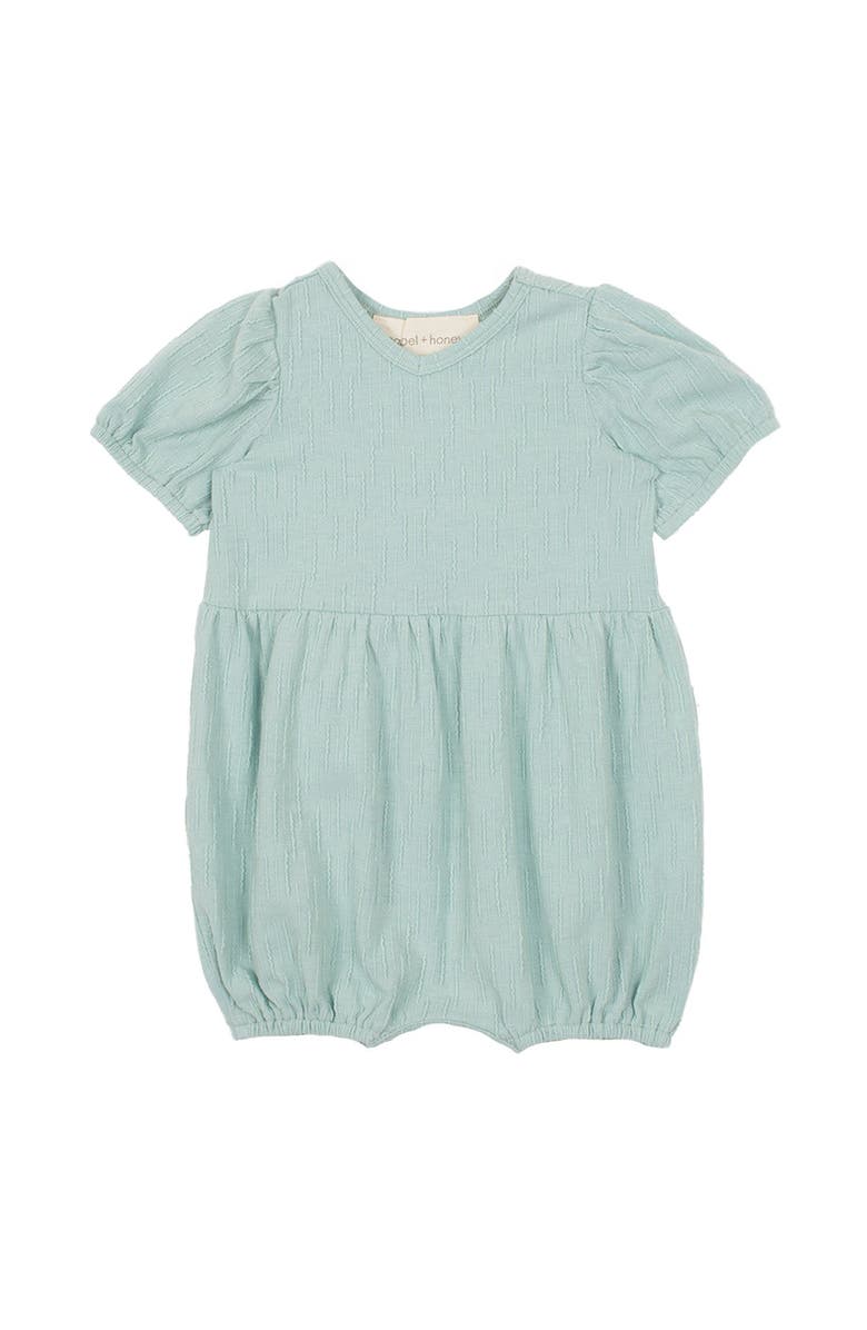 Mabel + Honey Crystal Baby Romper, Main, color, Blue