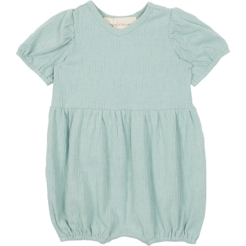 Mabel + Honey Crystal Baby Romper In Blue