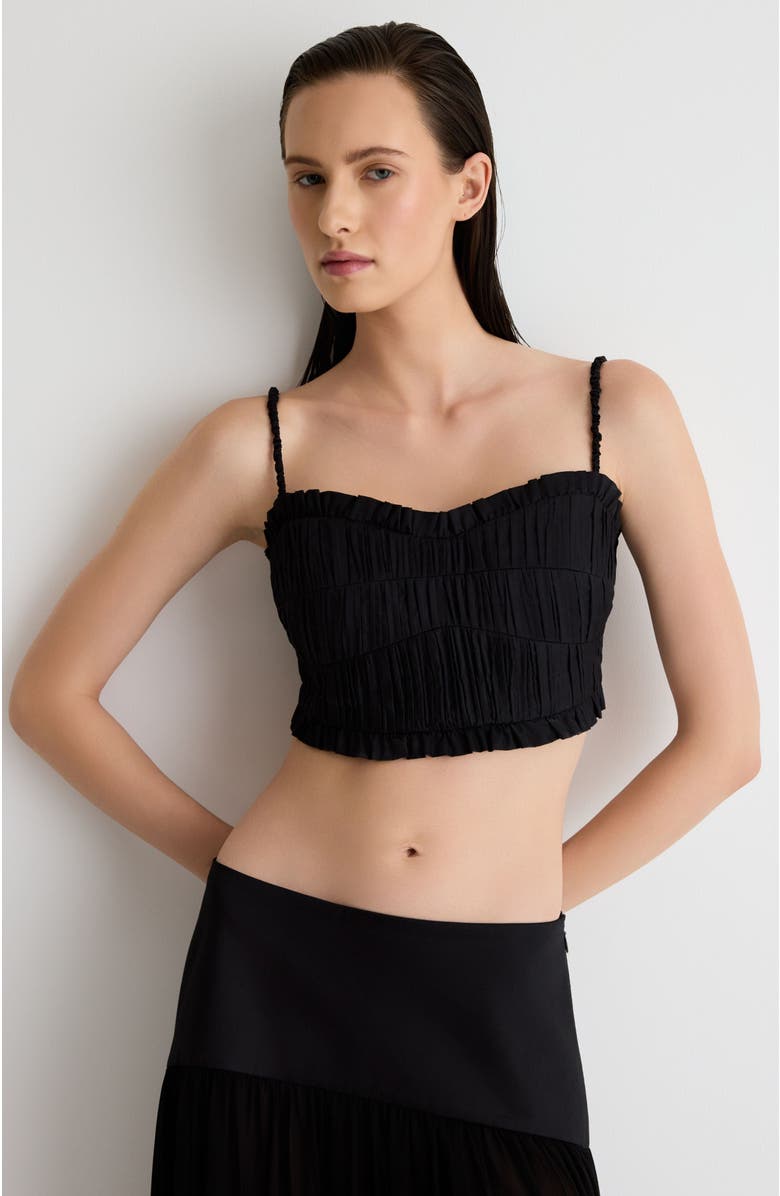Romy Daisy Bustier, Alternate, color, Black