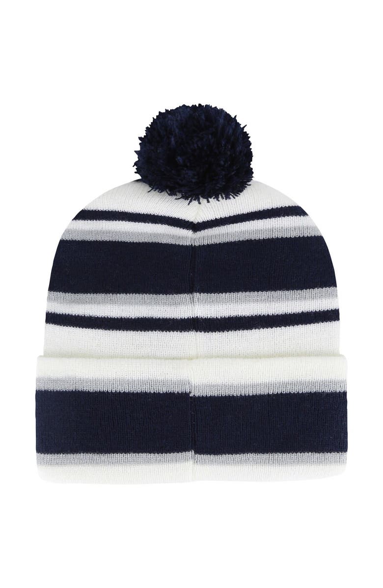 '47 Youth '47  White Penn State Nittany Lions Stripling Cuffed Knit Hat with Pom, Alternate, color, 