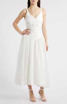 LIKELY Breena Eyelet Midi Sundress