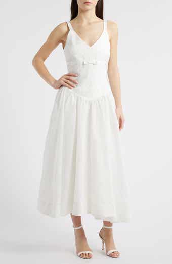 LIKELY Breena Eyelet Midi Sundress