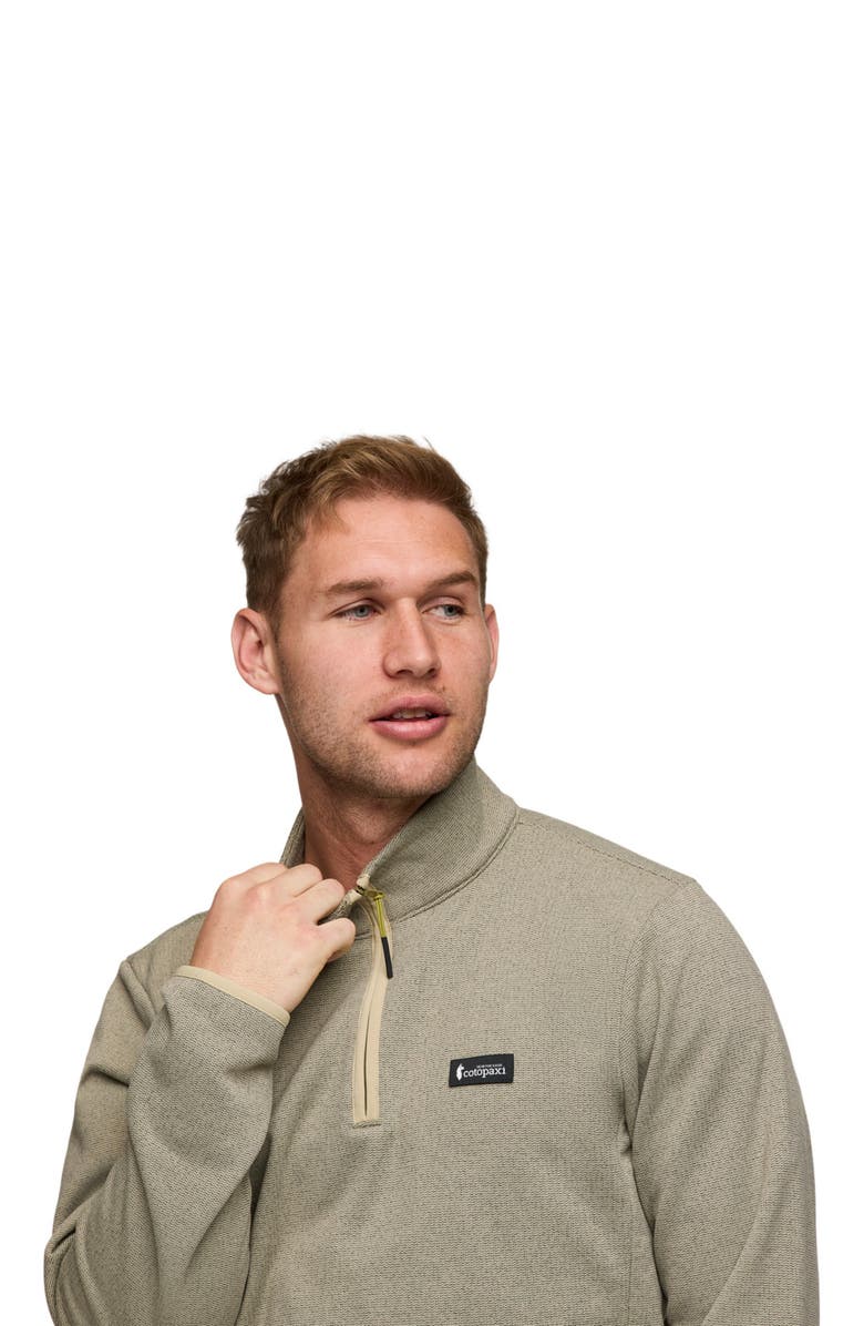 Cotopaxi Envo Fleece Quarter-Zip Pullover - Men's, Alternate, color, Heather Pebble