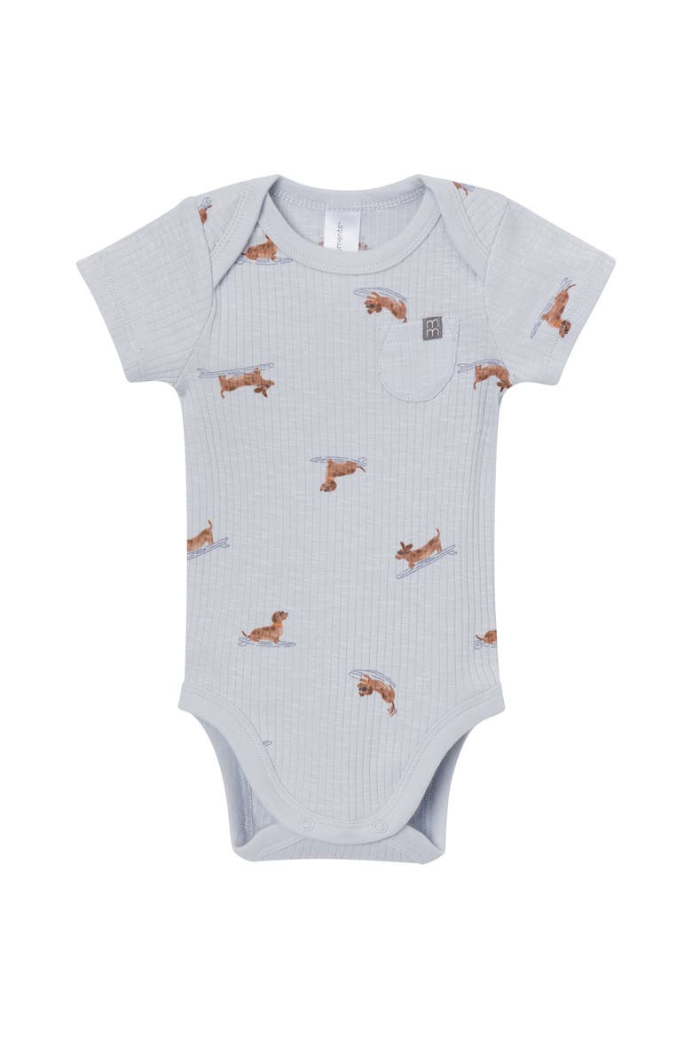 Bodysuits and Shorties Set, Alternate, color, Dachshund Surf